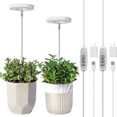 Lumină de creștere cu inel înger pentru plante Lampă de creștere fitoactivă USB 5V Iluminare peisaj de creștere pentru plante de interior Flori bonsai