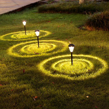 Слънчеви светлини за пътека Външна водоустойчива градинска пътека Лампа за тревни площи LED пейзажно осветление Автоматично включване/изключване за тротоар Вътрешен двор Деко