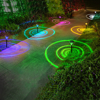 Слънчеви светлини за пътека Външна водоустойчива градинска пътека Лампа за тревни площи LED пейзажно осветление Автоматично включване/изключване за тротоар Вътрешен двор Деко