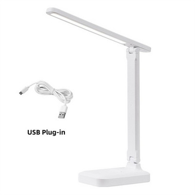 Összecsukható asztali lámpa Led asztali lámpa 3 típusú, fokozatmentesen szabályozható, érintőképernyős, éjjeli lámpa, olvasó szemvédelem éjszakai lámpa USB-vel tölthető