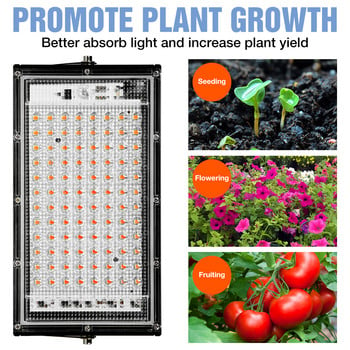 Υδροπονική λάμπα LED 220V LED Phytolamps Full Spectrum Led Plant Light 50W 100W Grow Light Greenhouse Seeds Flower Grow Lighting