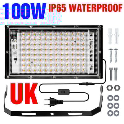 LED hidroponikus lámpa 220 V LED fitolámpák teljes spektrumú LED növényi lámpa 50 W 100 W Grow fény üvegházhatású magvak virágtermesztés világítás