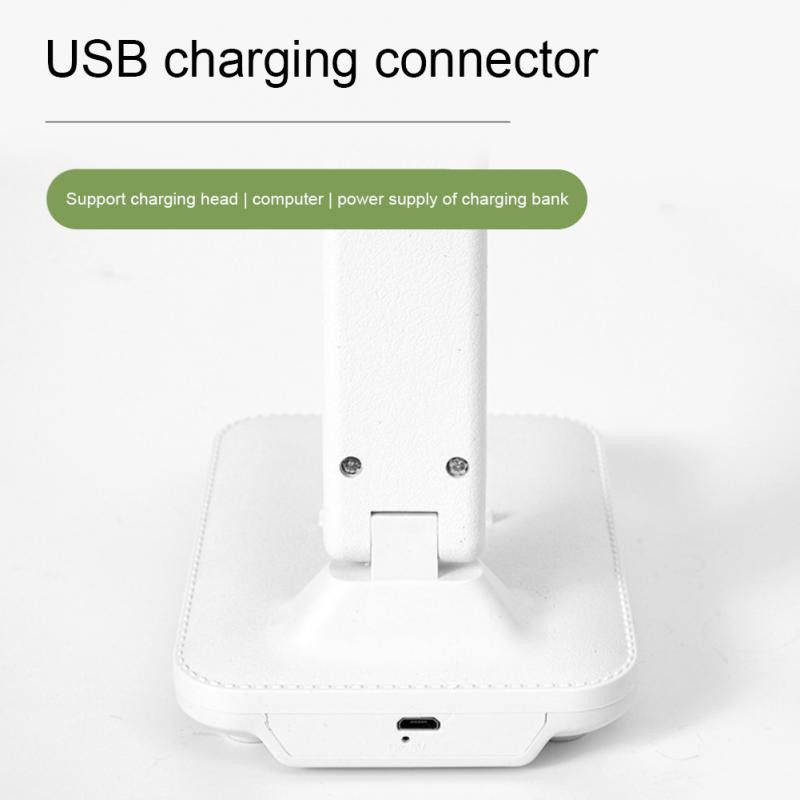 Lampă de masă Protecția ochilor Lumină LED reglabilă la atingere Dormitor pentru studenți Dormitor Lectură Lampă de birou reîncărcabilă prin USB Cadou special