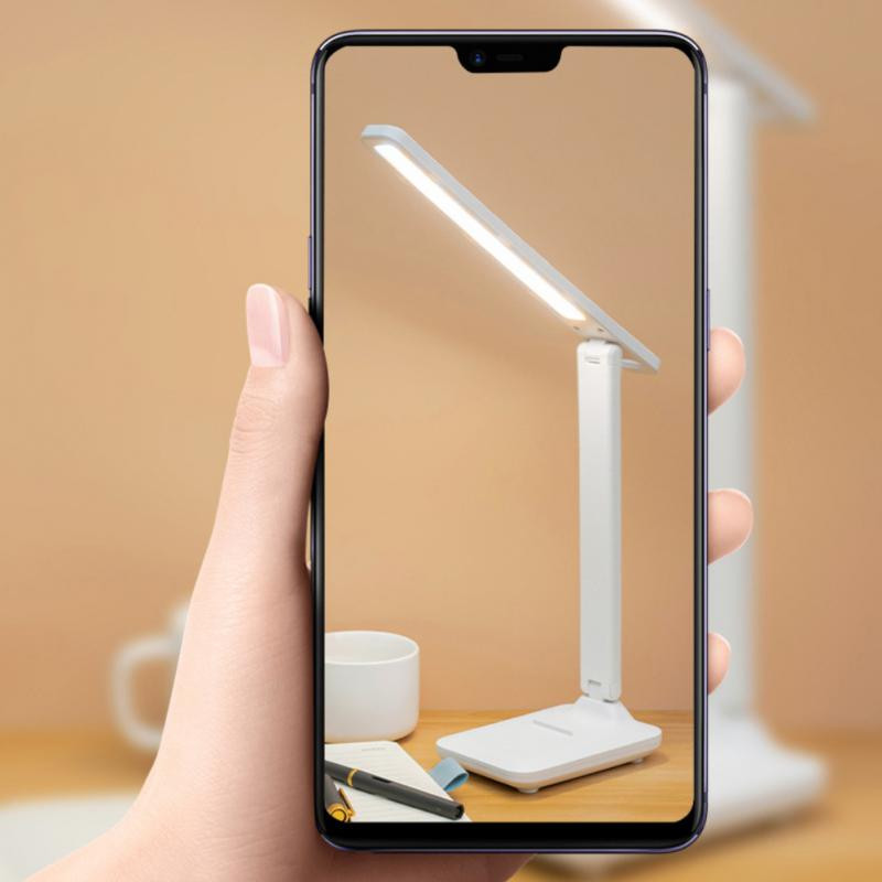 Lampă de masă Protecția ochilor Lumină LED reglabilă la atingere Dormitor pentru studenți Dormitor Lectură Lampă de birou reîncărcabilă prin USB Cadou special