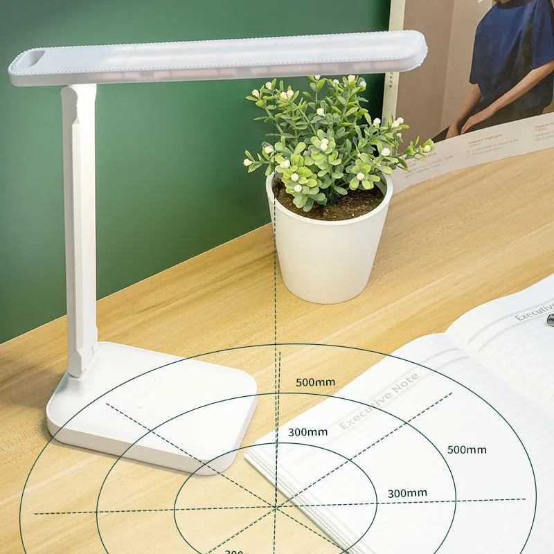 Lampă de masă cu LED, la atingere, cu reglaj continuu, pentru protecția ochilor, lumini de birou, dormitor, lampă de birou pentru lectură, lumini de noapte reîncărcabile prin USB