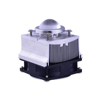Ανεμιστήρας ψύξης ψύκτρας αλουμινίου 20-100W LED καλοριφέρ 60-90 μοιρών 44mm Lens Reflector Bracket DC12V 1.25A led Driver