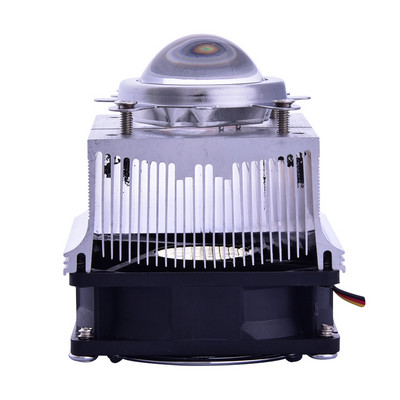 Alumīnija dzesētāja dzesēšanas ventilators 20-100W LED radiators 60-90grādi 44mm objektīva atstarotāja kronšteins DC12V 1.25A led draiveris