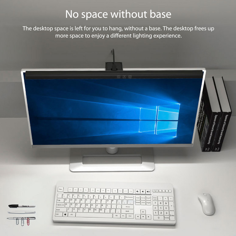Monitori valgusriba hämardamine arvuti puutetundliku juhtimisega ekraan Rippuv valgus Ruumi säästmine Ekraani pimestamise puudumine Kodukontor õppetöö sülearvuti jaoks
