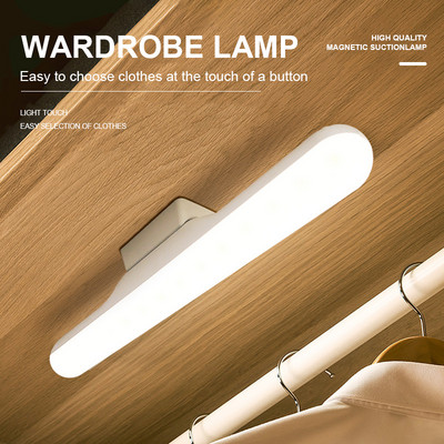 2021 Nová dropshippingová USB nabíjacia LED stolová lampa závesná magnetická nočná lampa s nastaviteľným jasom stolová lampa skrinka/šatníková lampa