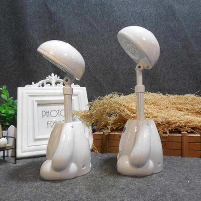 C5 Liela, balta, uzlādējama galda lampa Mācību galda lampa LED acu aizsardzības nakts gaisma bērnu multfilma salokāma dāvanu lampa