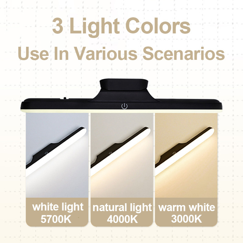 LED-es asztali lámpa asztali lámpa USB újratölthető, szabályozható, érintőképernyős mágnescsíkos lámpák irodai asztalhoz hálószoba éjszakai lámpa asztali lámpa