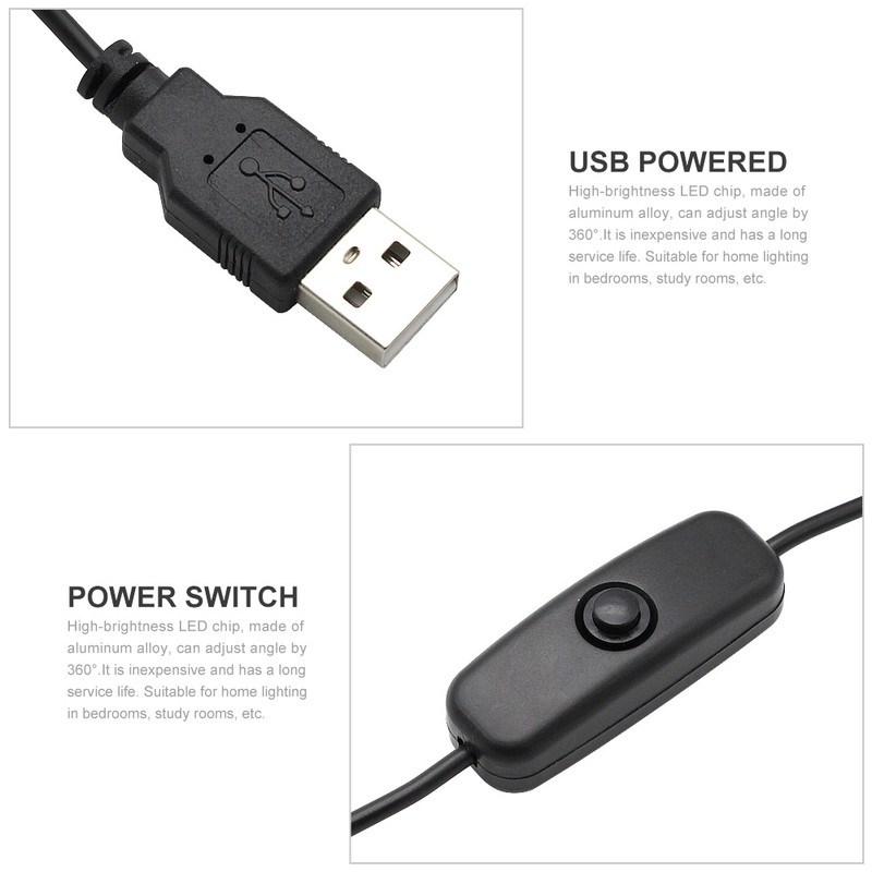 1 x kliptartó USB LED asztali lámpa szabályozható, rugalmas asztali lámpa gyerekeknek, olvasókönyv lámpa otthoni hálószobába nappaliba