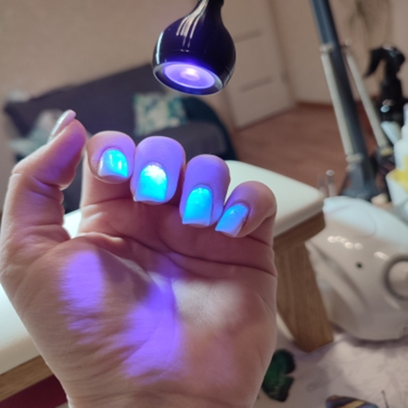 Lampă LED UV Clip-On Flexibil USB Mini Lampă UV Gel de întărire Adeziv reglabil Uscător de unghii DIY Nail Art Cash Detector de produse medicale