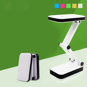 USB LED lauavalgusti Kahe kioski valgusti laualamp 24 LED kõrgvalgusti Kokkupandav valge valgusega laualamp Loe maniküür