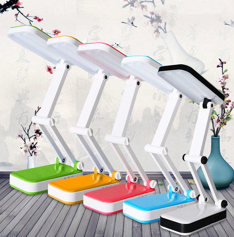 USB LED lauavalgusti Kahe kioski valgusti laualamp 24 LED kõrgvalgusti Kokkupandav valge valgusega laualamp Loe maniküür