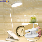 Lampă de birou tactilă 5v Lampă de birou de studiu pentru lectură cu clemă Lampă de masă Flexo Led cu port USB Lampara de birou flexibilă