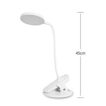 5v Touch Desk Light Reading Study Настолна лампа със скоба Flexo Led настолна лампа с USB порт клип Гъвкава настолна Lampara De Mesa