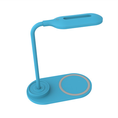 Puutetundlik hämardatav LED-laualamp 10 W juhtmevaba laadimis-/USB-laadimislauavalgusti lastele, lastele, lugemiseks mõeldud, voodi kõrval magamistuba