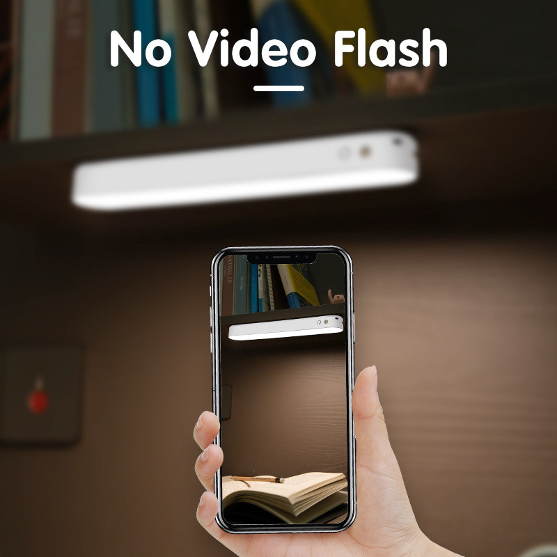 Laualamp rippuv magnetiline LED laualamp USB-laetav astmeteta hämarduv öövalgusti kapi kapi riidekapi lamp