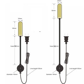 6W 220V COB LED Ραπτομηχανή Φωτιστικό γραφείου εργασίας φωτιστικό γραφείου με μαγνητική βάση στήριξης για τρυπάνια Τόρνους Πάγκοι εργασίας