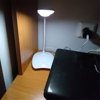 LED светлини USB акумулаторна настолна лампа Преносима сгъваема димируема сензорна настолна лампа Ученици Настолна лампа за четене Нощна настолна лампа