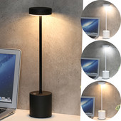 Juhtmeta LED-magamistoa öölamp 3200 mAh aku, rauast kunst metallist lauavalgusti, 3 valgustusrežiimi puutetundliku juhtlauaga laualamp lastetoa jaoks