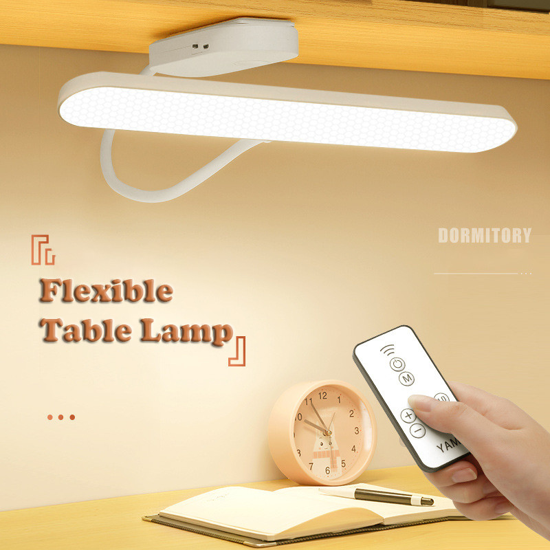 Lămpi de birou cu LED Protecția ochilor Lampă de masă reîncărcabilă prin usb pentru dormitor, studiu, lectură, lucru, reglare continuă, lumină de noapte noptieră