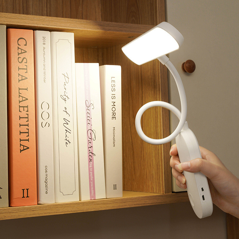 Lămpi de birou cu LED Protecția ochilor Lampă de masă reîncărcabilă prin usb pentru dormitor, studiu, lectură, lucru, reglare continuă, lumină de noapte noptieră