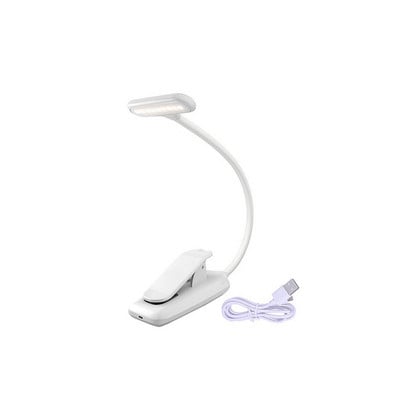Lumină de lectură Lumină de cărți reîncărcabilă cu USB Lampă flexibilă pentru cărți Dimmer Lămpi de masă Lămpi portabile Clip Lumină LED pentru suport muzical