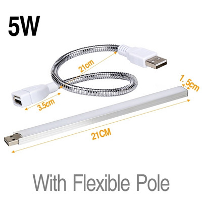 Lampă LED pentru creșterea plantelor 3W 5W Lampă portabilă USB pentru creșterea plantelor Aluminiu DC 5V Lampă Phyto cu spectru complet