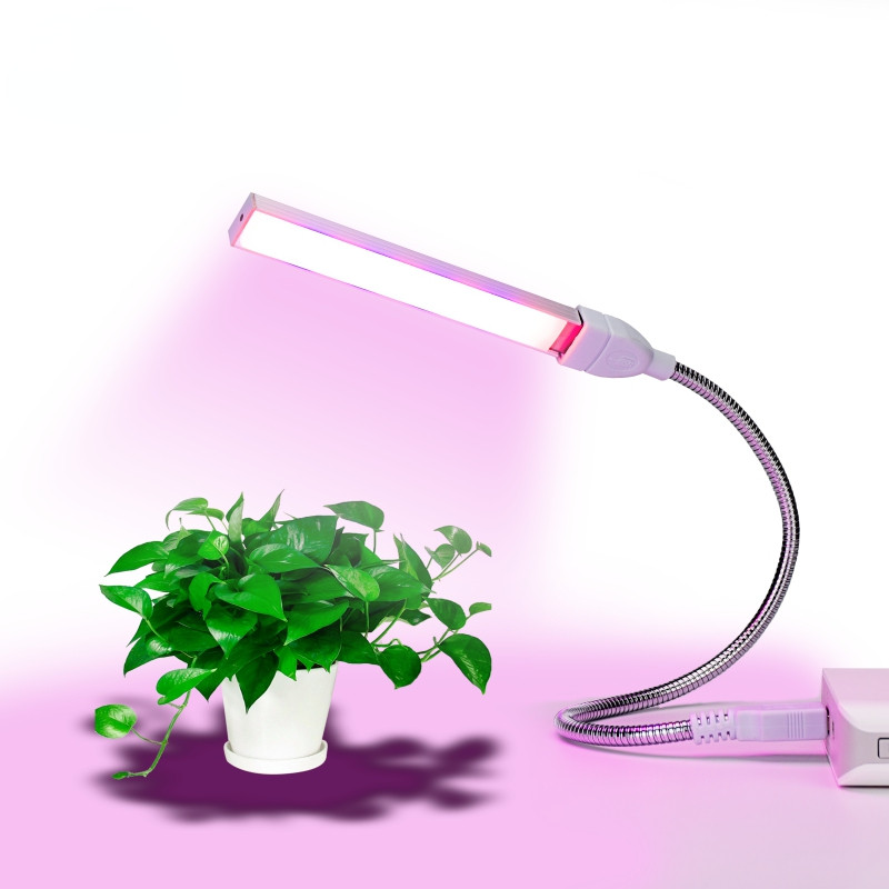 Lampă LED pentru creșterea plantelor 3W 5W Lampă portabilă USB pentru creșterea plantelor Aluminiu DC 5V Lampă Phyto cu spectru complet