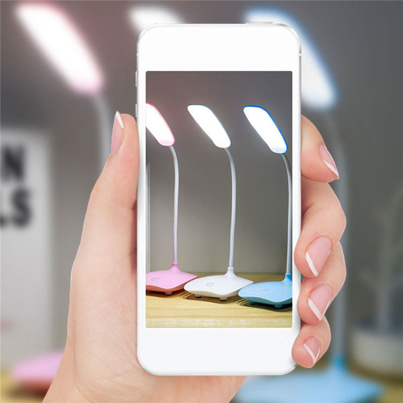 USB újratölthető asztali lámpa LED szabályozható asztali olvasólámpa dolgozószoba irodai hálószoba világítás olvasó lámpa