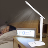 AXX LED laualamp Ere lamp lugemiseks Hämardatavad laualambid Laetav aku silmade eest hoolitsev painduv voodiäärne laste öövalgusti