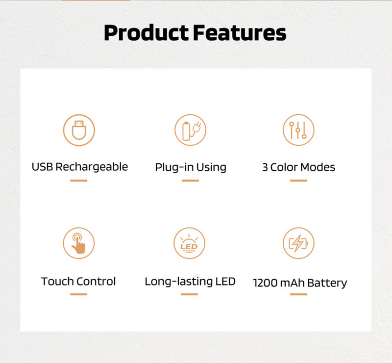 AXX LED laualamp Ere lamp lugemiseks Hämardatavad laualambid Laetav aku silmade eest hoolitsev painduv voodiäärne laste öövalgusti