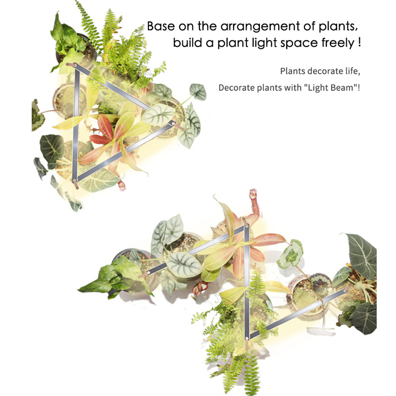 DC5V fénysugár fitolámpa növényekhez Teljes spektrumú napfény növekedési világítás földi csatlakozó növényi fény hidroponika palánta kitöltő fény