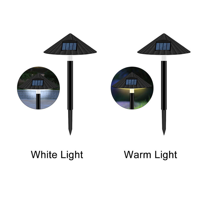 Tänavaseene kujuga ABS siseõue õue aia sisekujundus väljas veekindel päikeseenergial töötav siseõu maastik LED muruvalgusti kodu