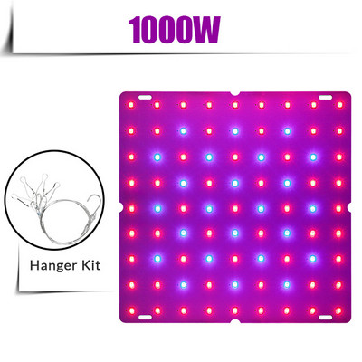 LED rasvjetna ploča punog spektra 220 V 1000 W 1500 W unutarnje svjetiljke za uzgoj za staklenike Fito Flowers Grow Tent SAD EU UK utikač