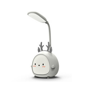 Kawaii jänes/koer looma LED laualamp USB laadimine magamistoa õppelaualamp silmade kaitse lugemise öövalgus lastetoale