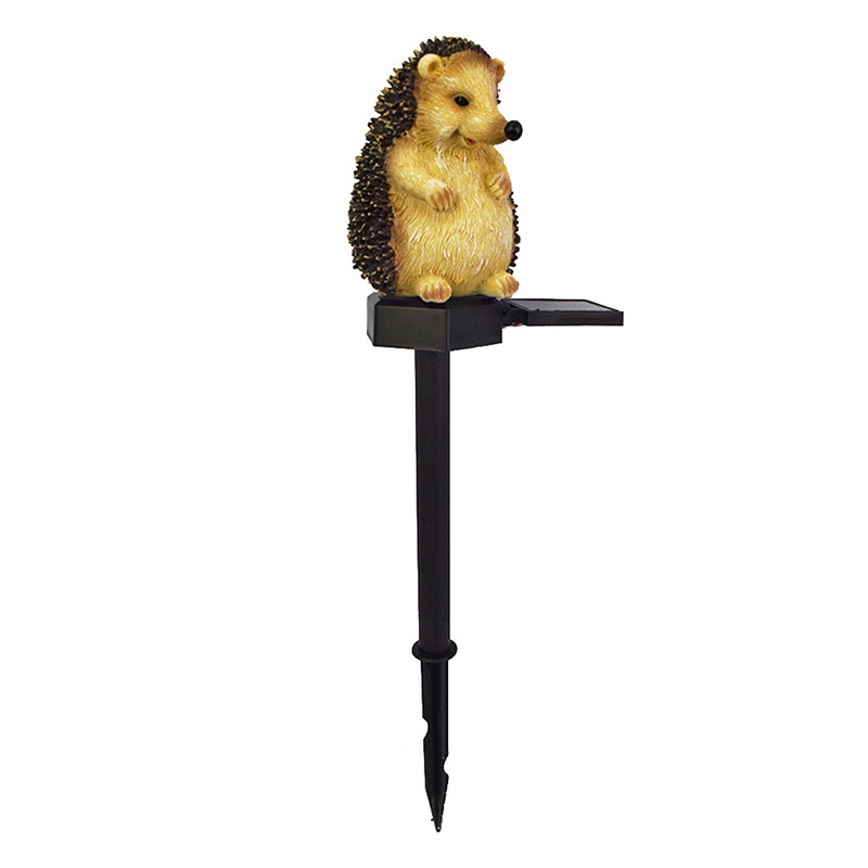 Saules dārza zāliena gaisma ezis sveķu ūdensnecaurlaidīga āra pagalma zemes lampa