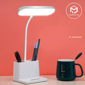 Lampă de birou cu LED, reîncărcabilă prin USB, cu protecție a ochilor, lumină de birou, pentru învățare pentru copii, pentru dormitor, pentru citire, pentru cărți, pentru noptieră, pentru lectură de noapte