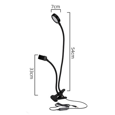 DC5V USB LED Επιτραπέζιες λάμπες με ρυθμιζόμενο LED Selfie Beauty Lamps Ευέλικτο φωτιστικό καθρέφτη USB 10W 12W Λάμπα ανάγνωσης για ζωντανή εκπομπή Tik Tok