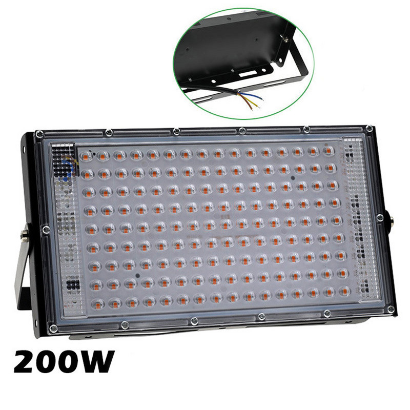 50W 100W 200W LED auginimo šviesa viso spektro fitolampa, skirta kambariniams augalams šiltnamio efektą sukeliančių gėlių sodinukų sodinukų lempos auginimo apšvietimas