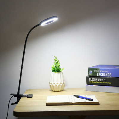 USB Clip galda lampa aizsargā jūsu acis 360 grādu 3,5 collu 48 gaismas diodes 3 gaismas krāsas 10 spilgtums neierobežots aptumšojums 2 m kabeļa garums m