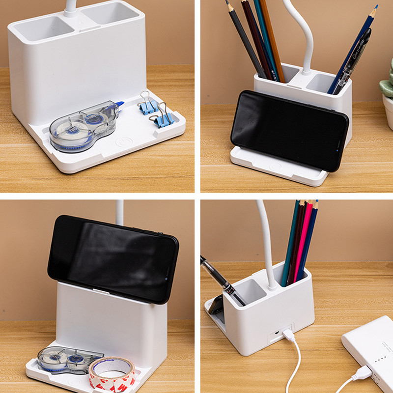 Ere LED-laualamp 3 värvirežiimiga puutetundliku juhtlaua valgusti silmade eest hoolitsev laualamp õppetöökontori 5-tasemelise dimmeri laadimisega