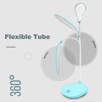 Επιτραπέζιο φωτιστικό LED με δυνατότητα ρύθμισης φωτισμού Usb Φόρτιση 3 Φωτεινής ρυθμιζόμενης λάμπας επιφάνειας εργασίας Φορητή λάμπα γραφείου μελέτης για ανάγνωση Φωτιστικό γραφείου