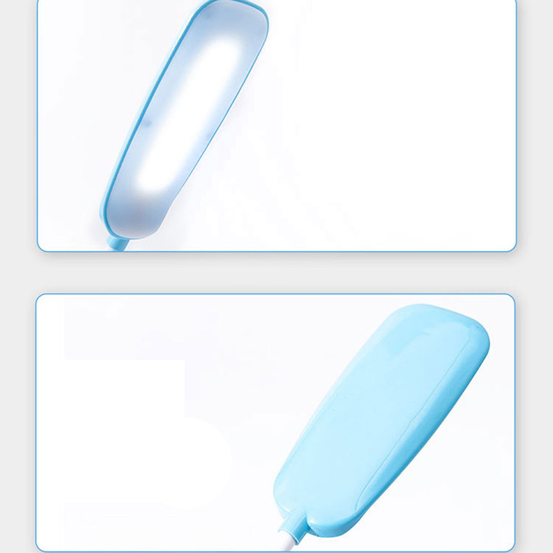 Lampă de birou cu LED pentru protecția ochilor, reîncărcabilă prin USB, cu 3 niveluri de reglaj, lampă de masă pentru dormitor acasă, pentru dormitor, pentru studenți.