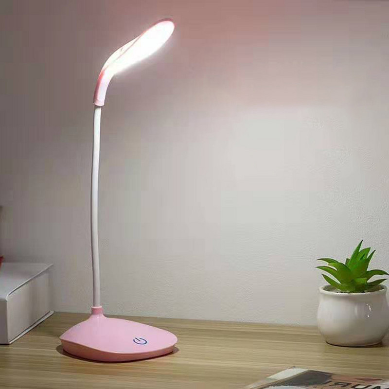 Biroja spilgta galda lampa uzlādējams akumulators LED statīvs bērniem rakstāmgalda lampas galda laternas studentu mācību grāmatu lasīšanai.