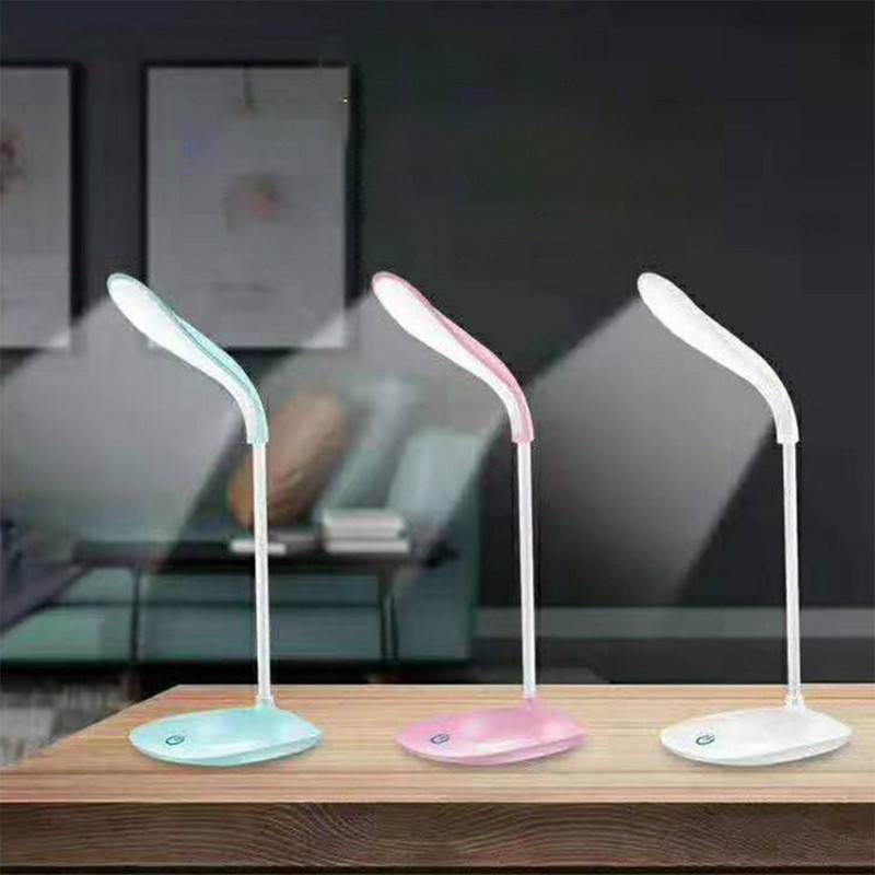 Biroja spilgta galda lampa uzlādējams akumulators LED statīvs bērniem rakstāmgalda lampas galda laternas studentu mācību grāmatu lasīšanai.