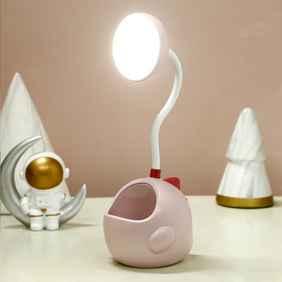 Dinoszaurusz Led asztali lámpa Állat USB Éjszakai Fény Tanulás Gyermekek Hálószoba Éjjeli Kollégium Irodai világítás Lakás dekoráció Szemvédelem