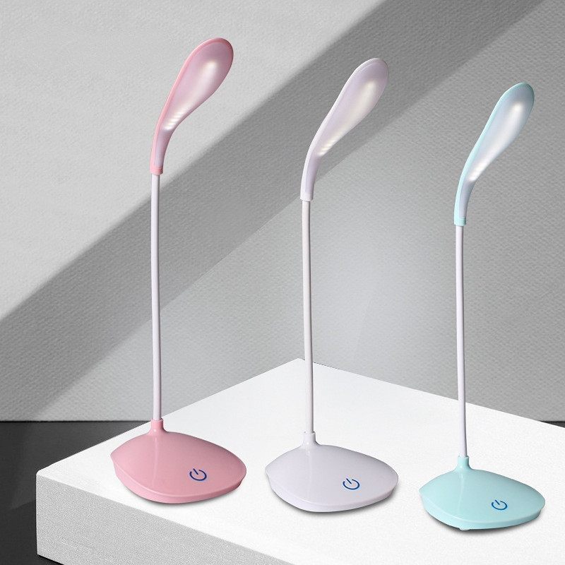 Hordozható asztali lámpák USB LED-es asztali lámpa Tanulási szemvédő gyerekeknek Asztali lámpa 3 mód Állítható otthoni olvasólámpa
